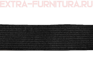 Резинка вязаная, 35мм (+/-2мм), цв.черный (уп.-40м, 9уп./36уп.) Стандарт