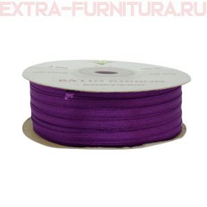 Лента атласная  3 мм  цв.170 фиолетовый рул.100м