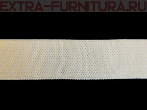 Резинка вязаная, 20мм (+/-2мм), цв.белый кор.1170м Б