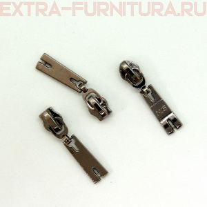 Бегунок декоративный автомат СП5 черный никель (16-3) (уп. 50 шт.)