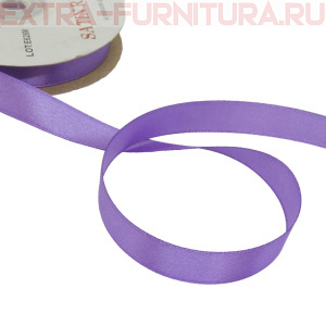 Лента атласная 12 мм цв. 171 светло-фиолетовый рул. 27,42м