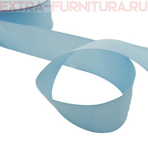 Лента репсовая IDEAL шир. 38мм цв.S351 голубой, уп.27,42м *