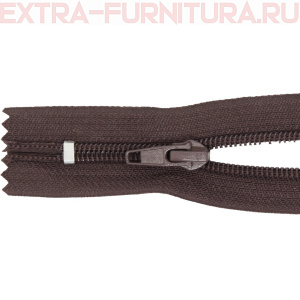 Молния спираль обувная Т7, дл.30 см, цв.304 коричневый