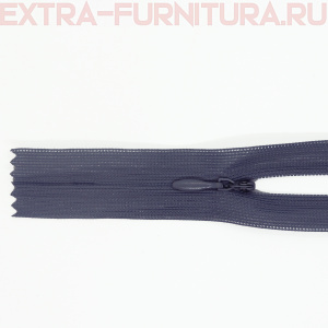 Молния потайная  № 3, 20 см, цв. 312 темно-серый п/э пл.9,3 гр/м