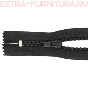 Молния спираль обувная Т7, дл.40 см, цв.322 черный