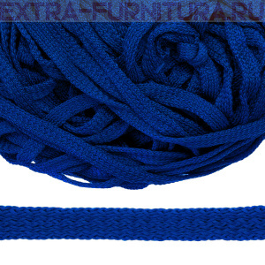 Шнур 34Ф плоский шир.7мм, цв.василек 33, уп.200м