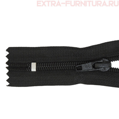 Молния Спираль неразъёмная Т5, дл.16 см, цв. 322 черный