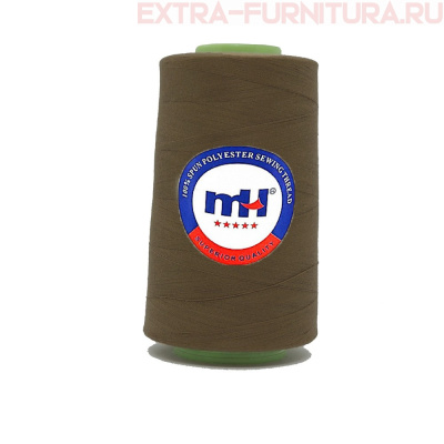 Нитки МН 40/2 п/э  5000 ярдов №399 коричневый *