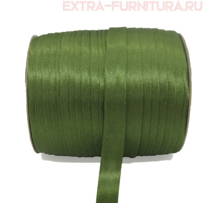 Косая бейка 15мм 132м цв.262 оливка А