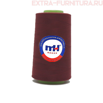Нитки МН 40/2 п/э  5000 ярдов №124 бордо