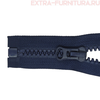 Молния Трактор Т8 1 замок 80см, цв.330 синий темный, LOGO