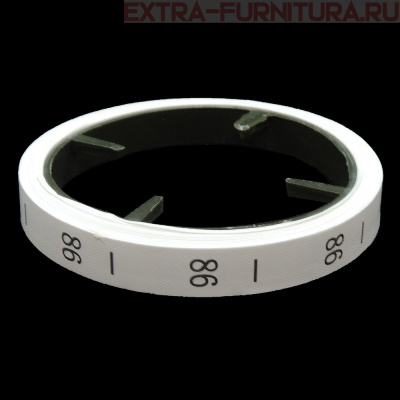 Размерник р-р 86, цв. белый, рул. 300 шт.